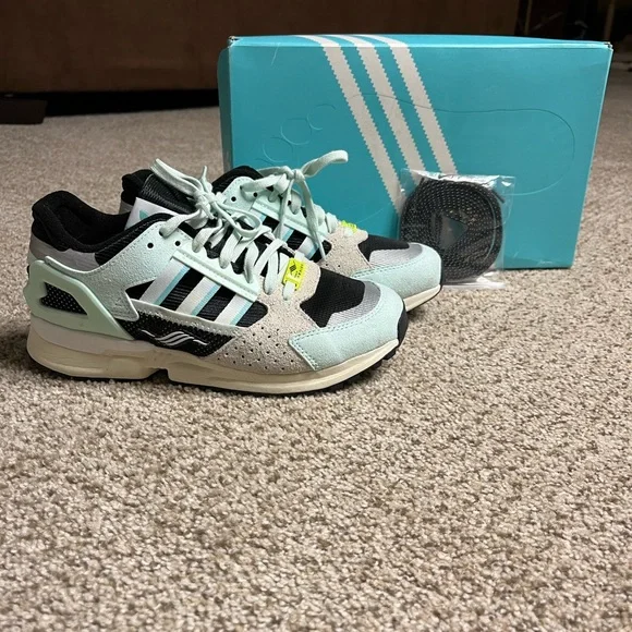 adidas gazelle silver green womens Prince Tribute Custom Painted adidas Sneakers